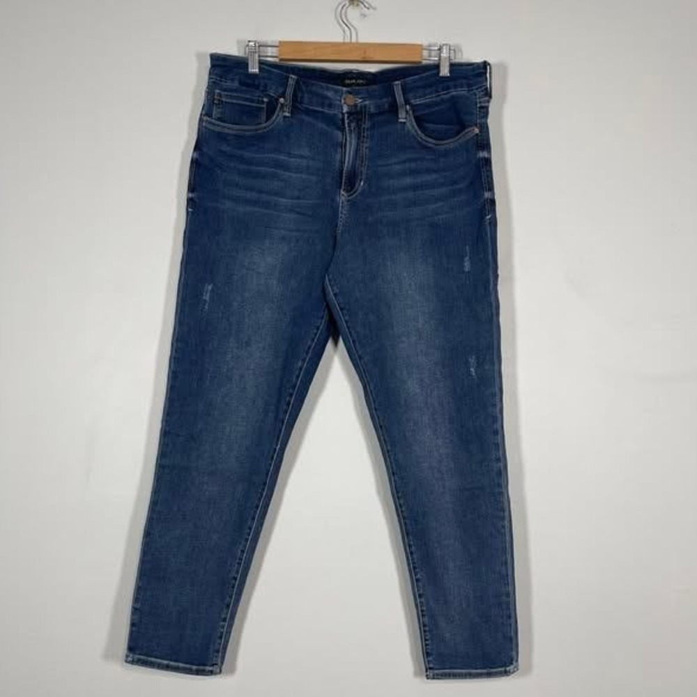Dear John Brooklyn Skinny Jean‎ Womens 33 Mid Rise Gisele Dark Wash